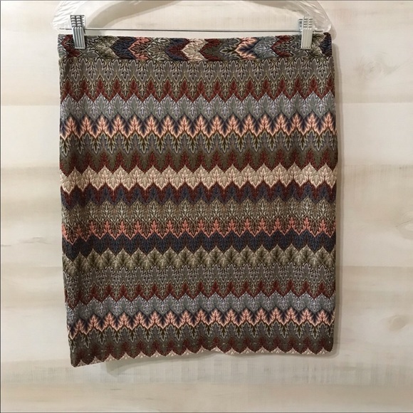 ❤️SOLD❤️MELISSA PAIGE Women's Chevron Print Pencil - Picture 2 of 7